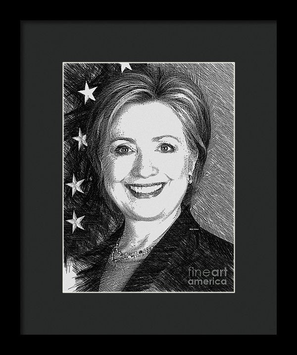 Framed Print - Hillary Clinton