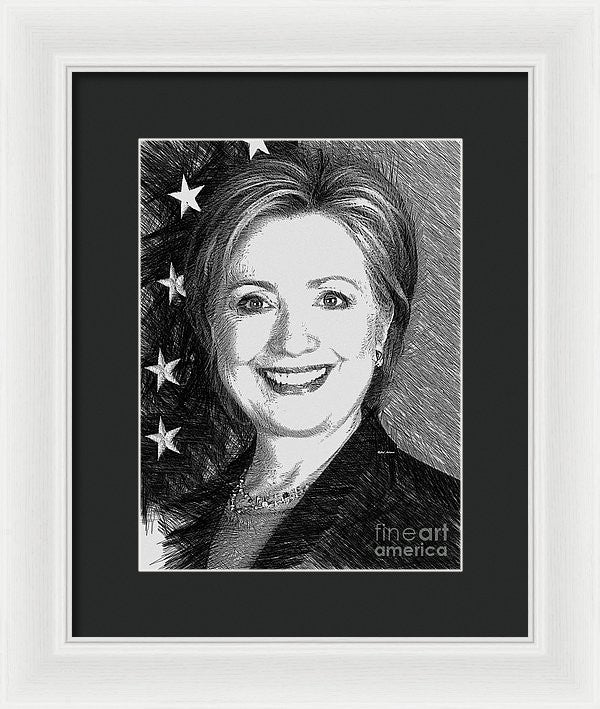 Framed Print - Hillary Clinton