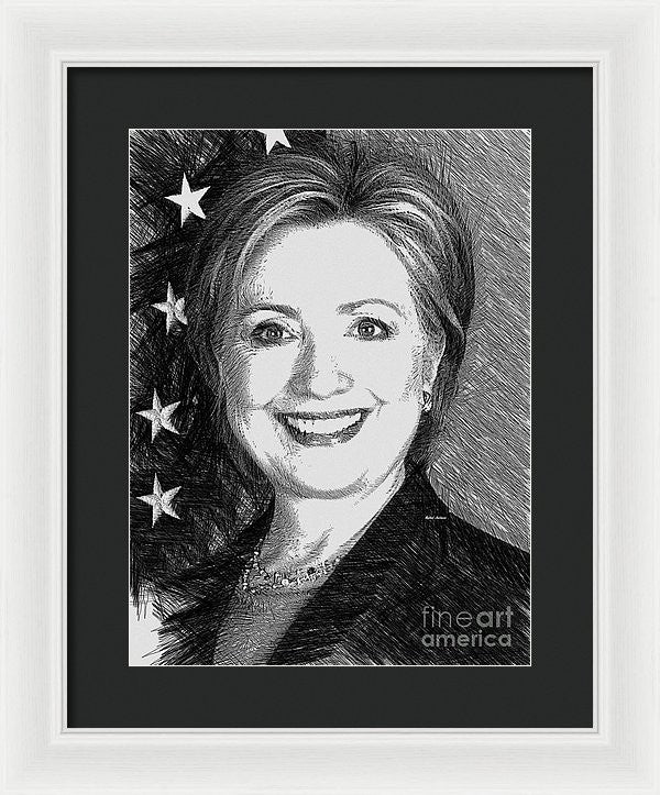 Framed Print - Hillary Clinton