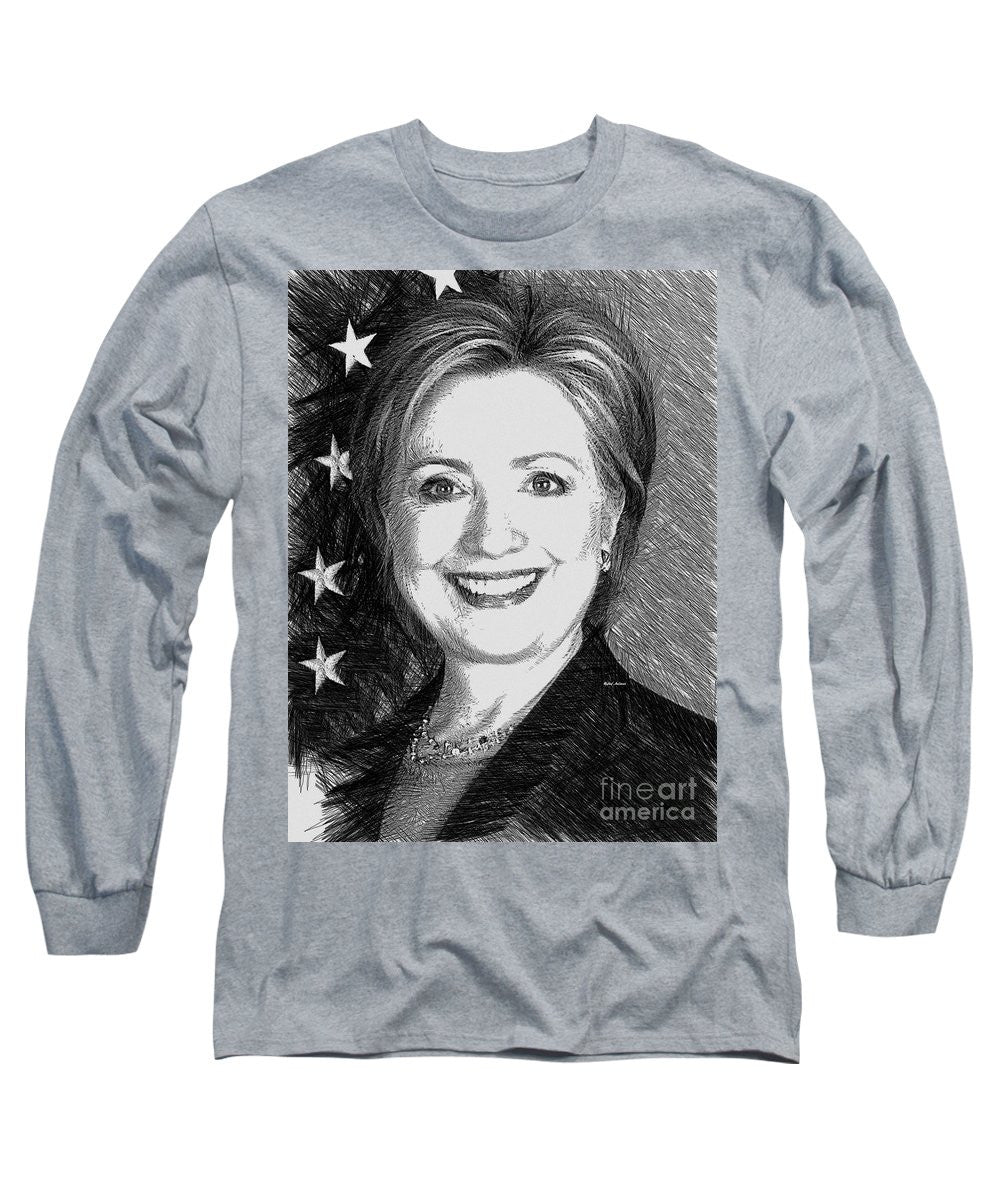 Long Sleeve T-Shirt - Hillary Clinton