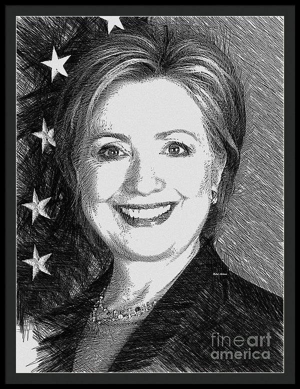 Framed Print - Hillary Clinton