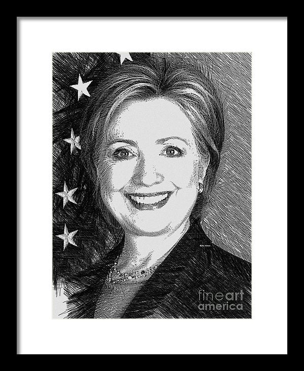 Framed Print - Hillary Clinton