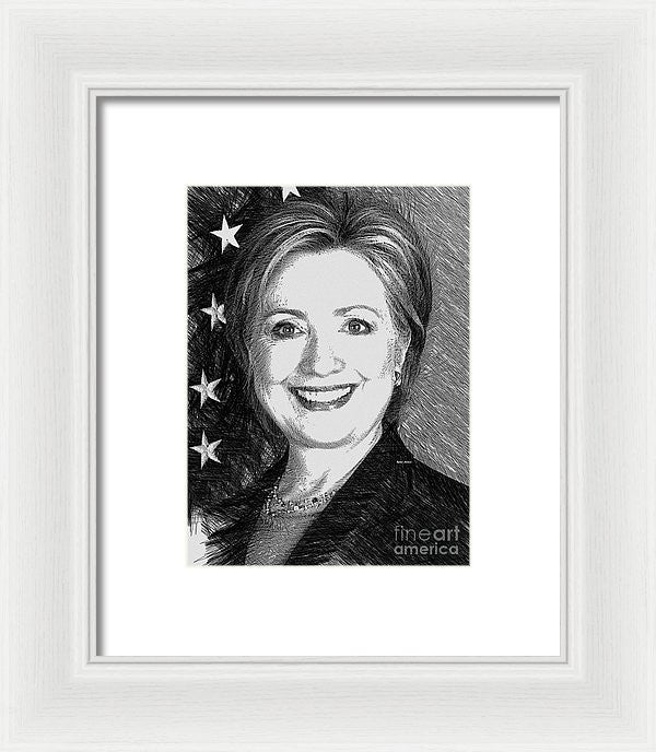 Framed Print - Hillary Clinton