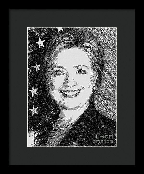 Framed Print - Hillary Clinton