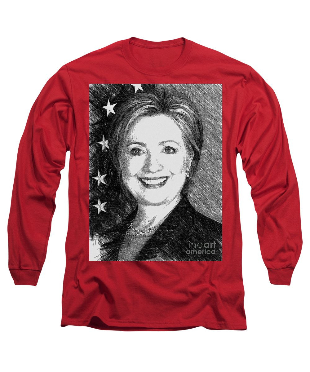 Long Sleeve T-Shirt - Hillary Clinton