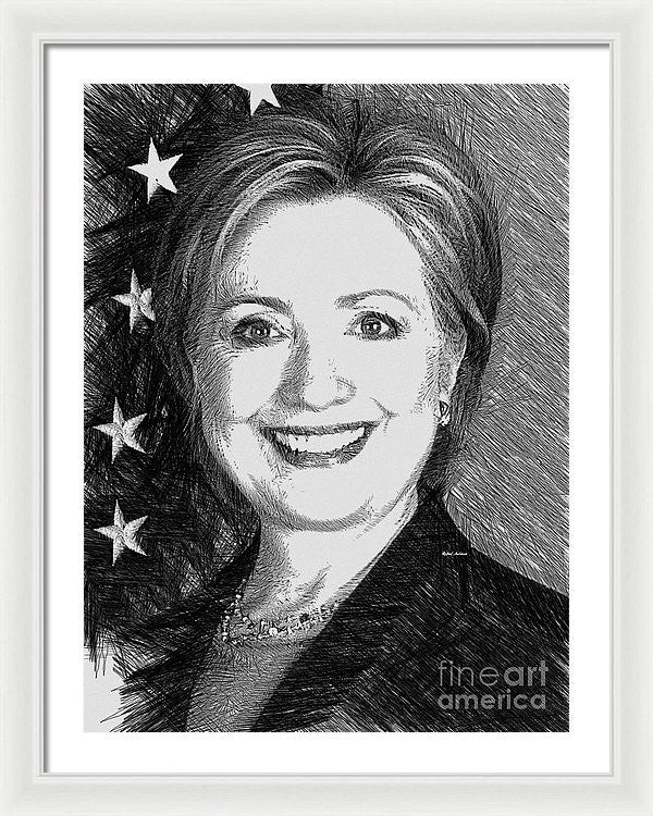 Framed Print - Hillary Clinton