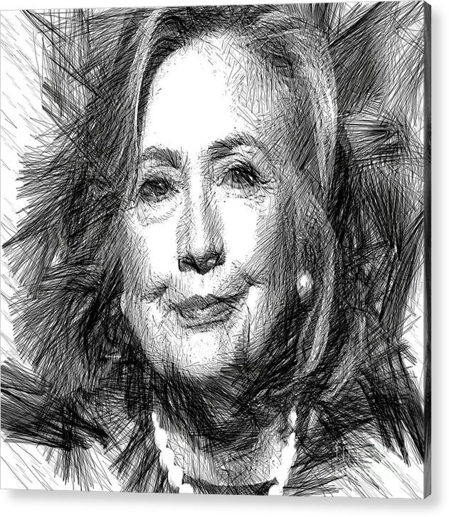 Acrylic Print - Hillary Rodham Clinton