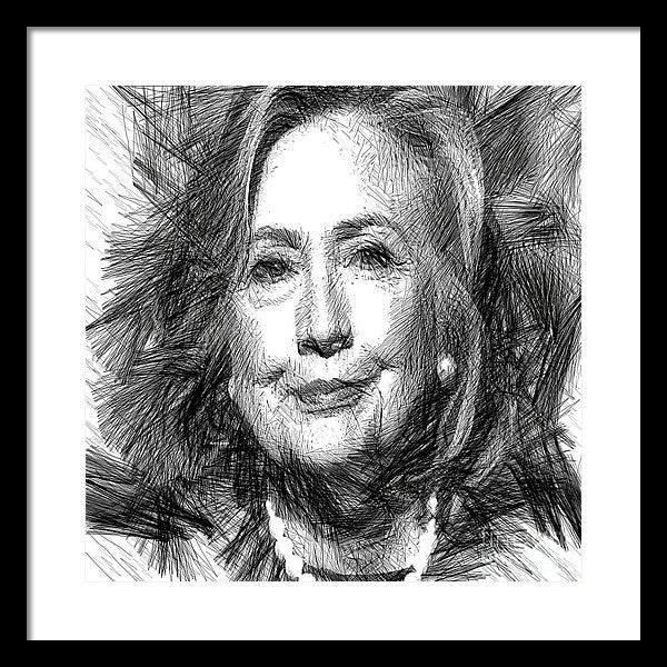 Framed Print - Hillary Rodham Clinton