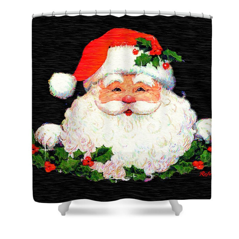 Shower Curtain - Ho Ho Ho Merry Christmas