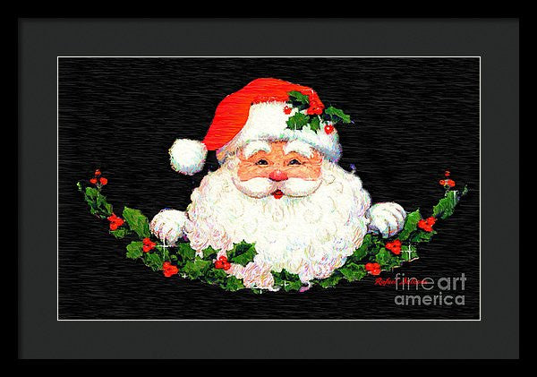 Framed Print - Ho Ho Ho Merry Christmas