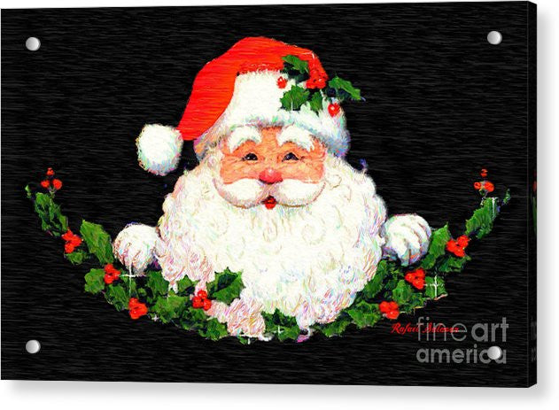 Acrylic Print - Ho Ho Ho Merry Christmas