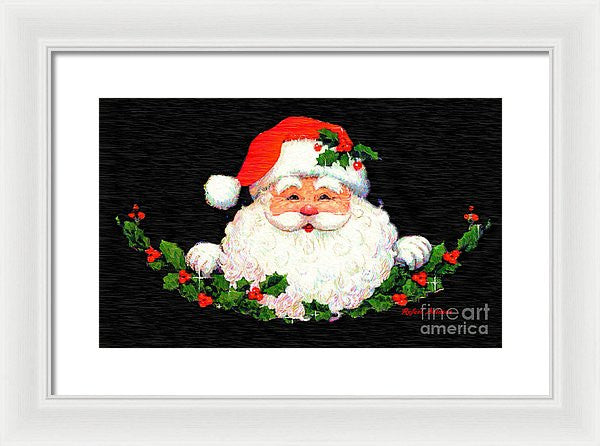 Framed Print - Ho Ho Ho Merry Christmas