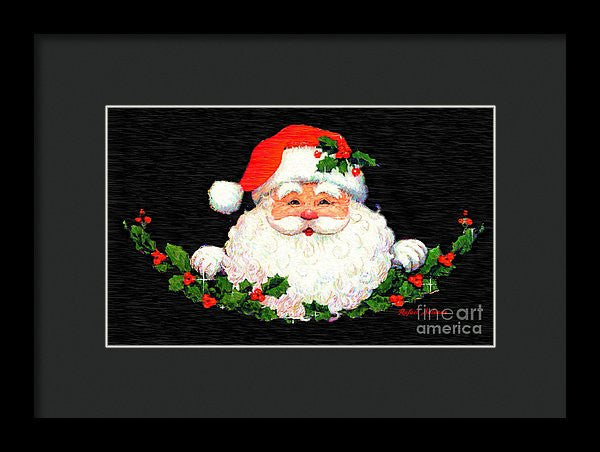 Framed Print - Ho Ho Ho Merry Christmas