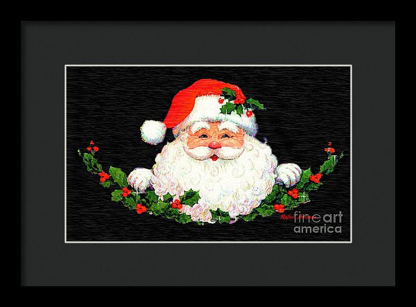 Framed Print - Ho Ho Ho Merry Christmas