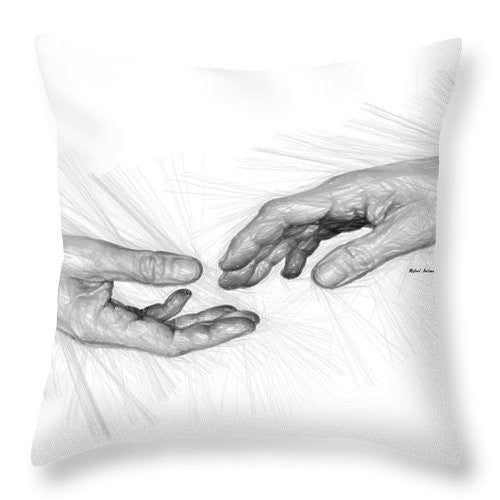 Throw Pillow - Hold My Hand