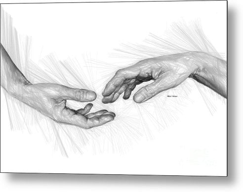 Metal Print - Hold My Hand