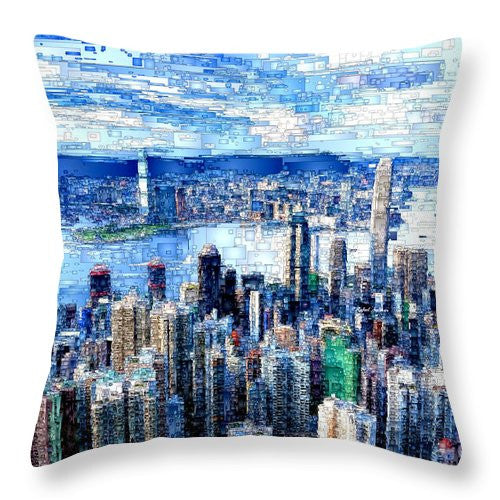 Throw Pillow - Hong Kong, China