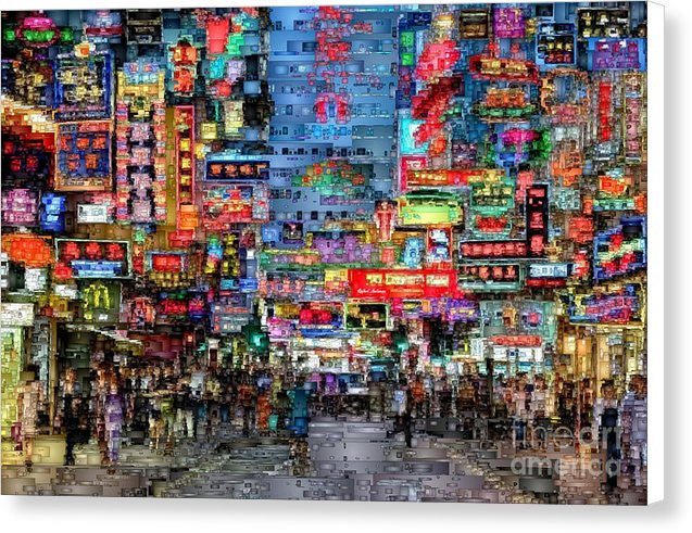 Canvas Print - Hong Kong City Nightlife