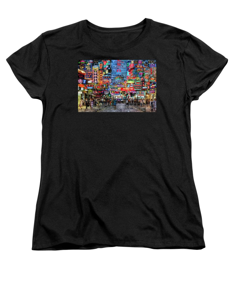 Women's T-Shirt (Standard Cut) - Hong Kong City Nightlife