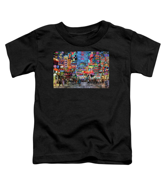 Toddler T-Shirt - Hong Kong City Nightlife