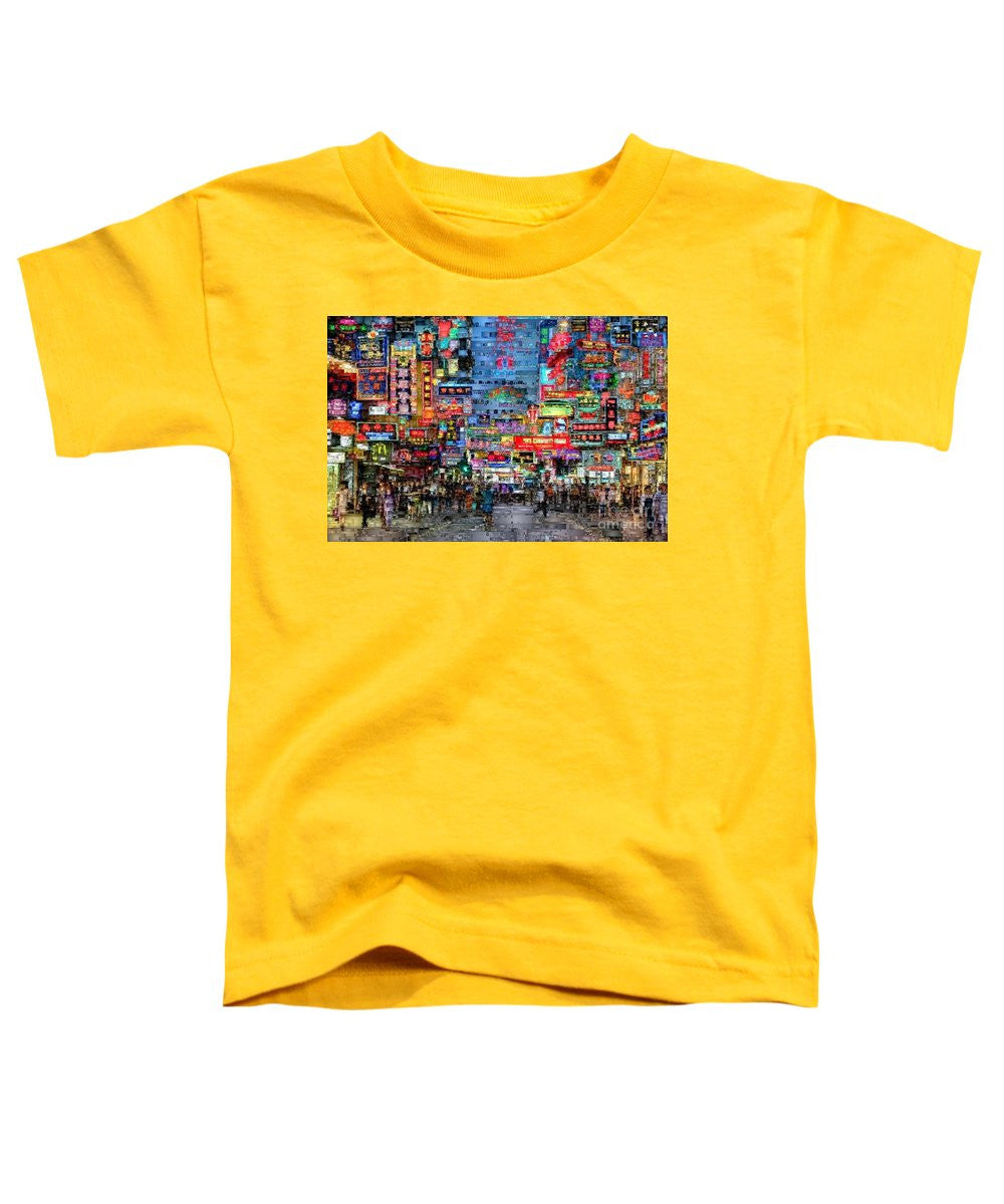 Toddler T-Shirt - Hong Kong City Nightlife