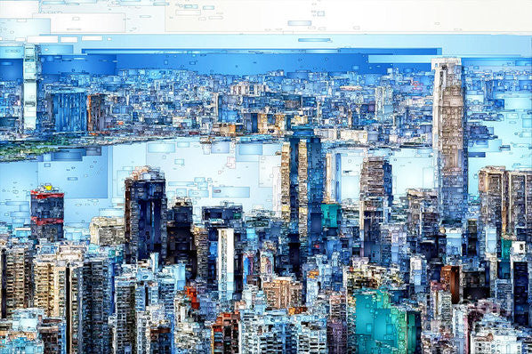 Art Print - Hong Kong Skyline