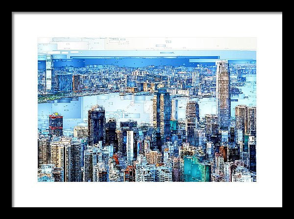 Framed Print - Hong Kong Skyline