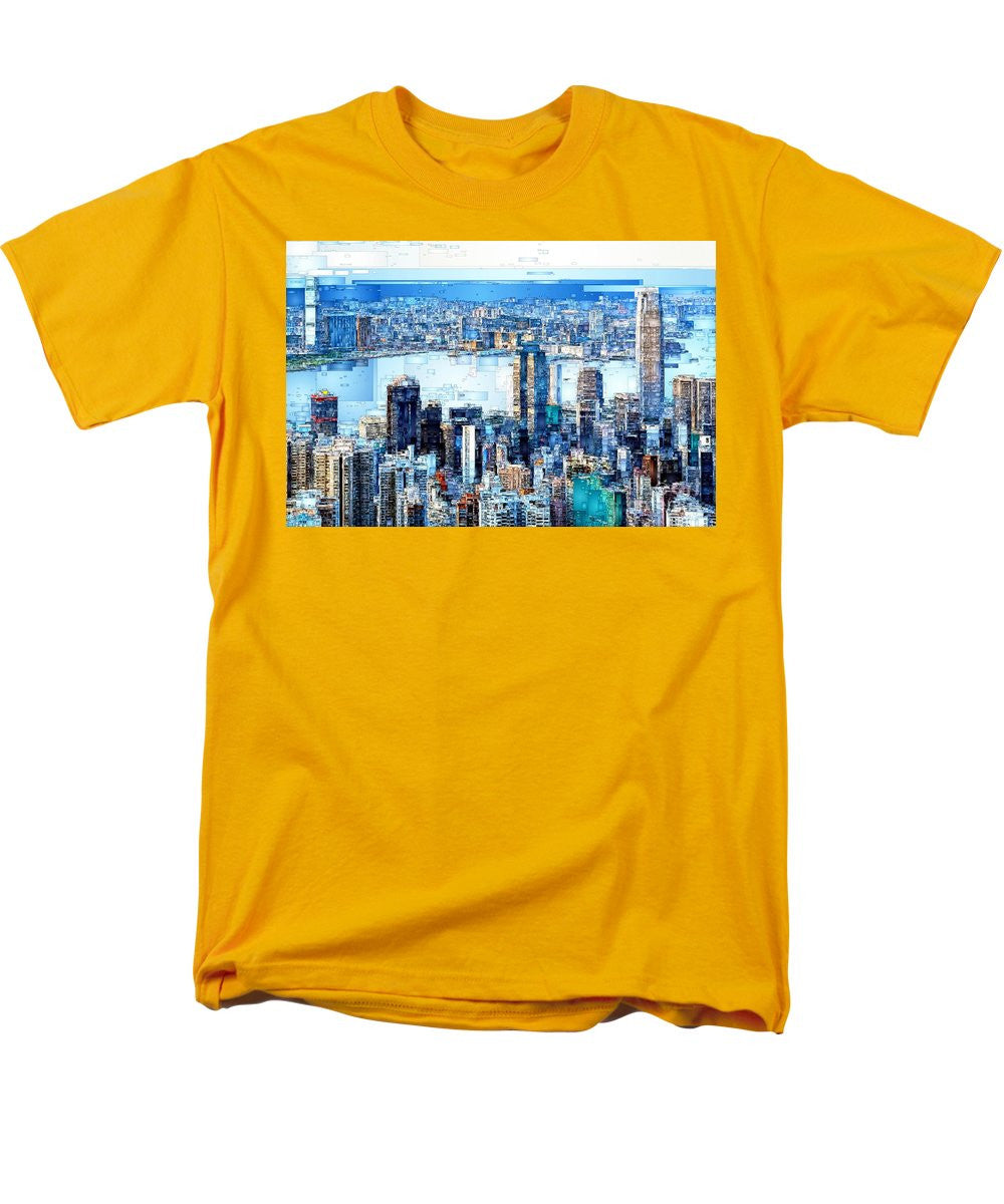 Men's T-Shirt  (Regular Fit) - Hong Kong Skyline