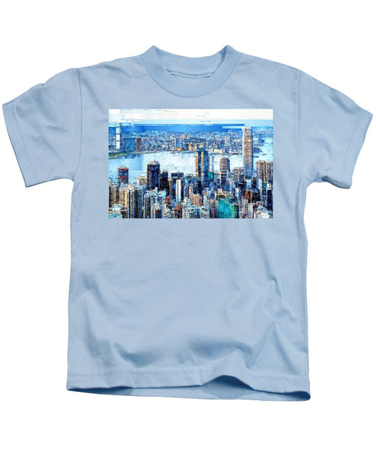 Kids T-Shirt - Hong Kong Skyline