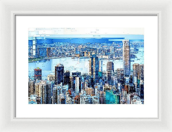 Framed Print - Hong Kong Skyline