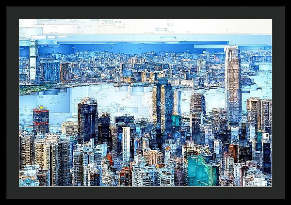 Framed Print - Hong Kong Skyline