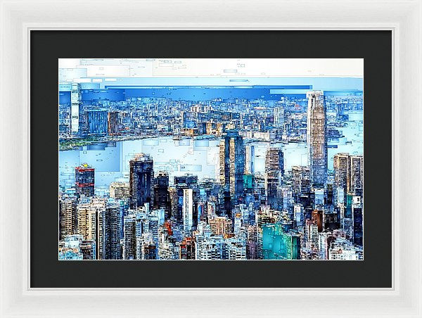 Framed Print - Hong Kong Skyline