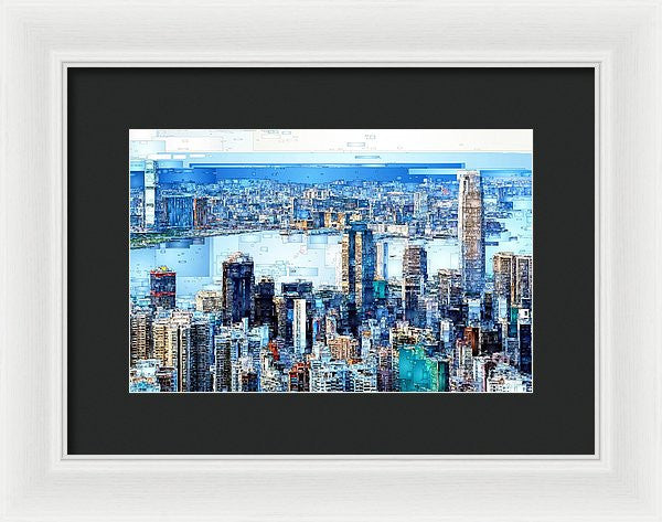 Framed Print - Hong Kong Skyline