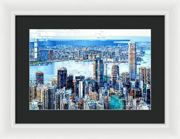 Framed Print - Hong Kong Skyline