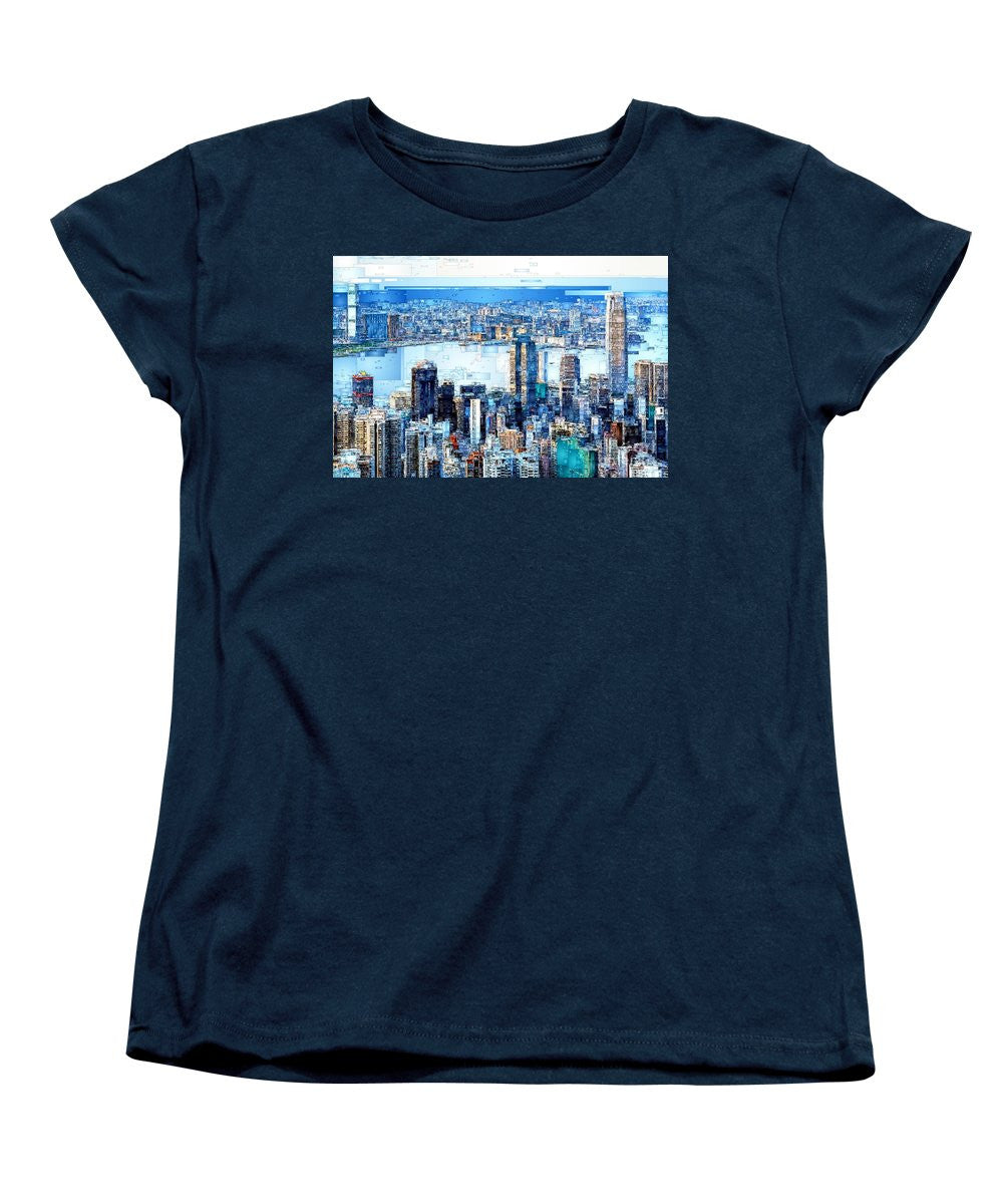 Women's T-Shirt (Standard Cut) - Hong Kong Skyline