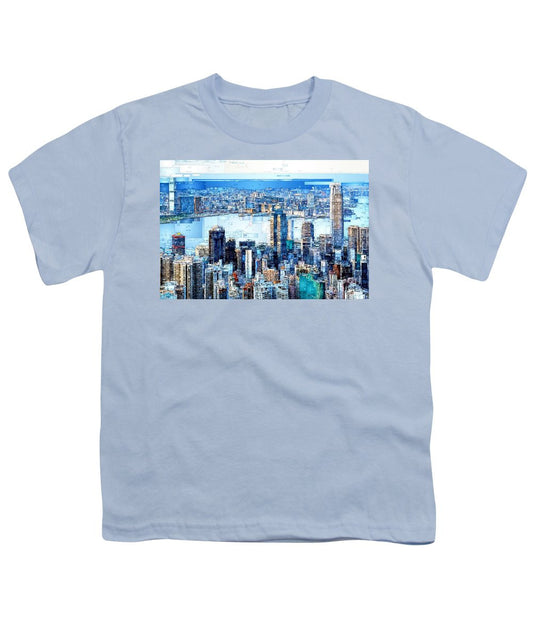 Youth T-Shirt - Hong Kong Skyline