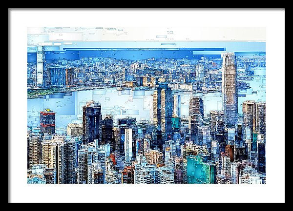 Framed Print - Hong Kong Skyline