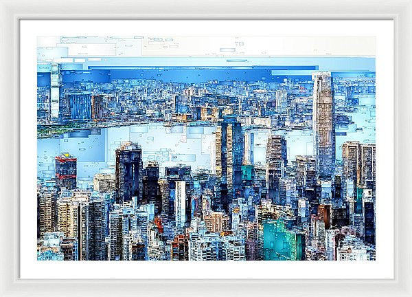 Framed Print - Hong Kong Skyline