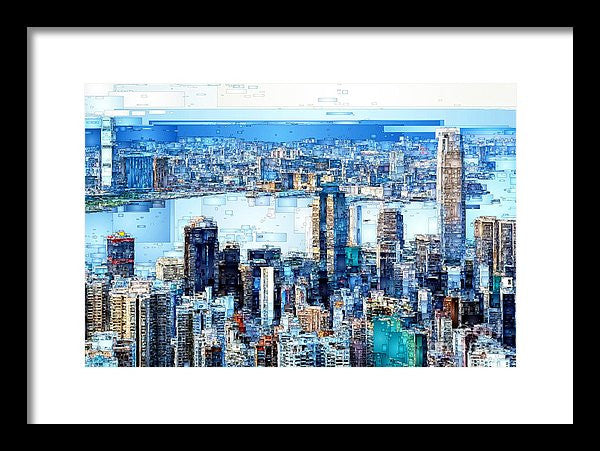 Framed Print - Hong Kong Skyline