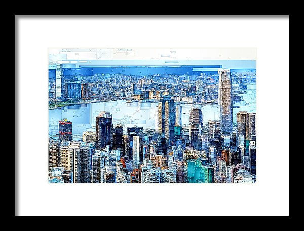 Framed Print - Hong Kong Skyline