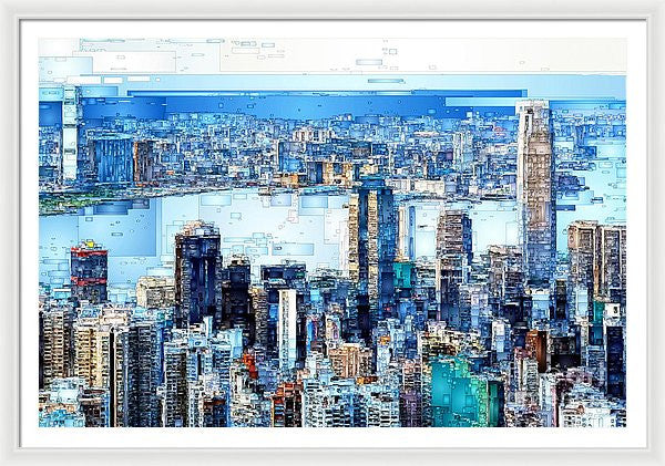 Framed Print - Hong Kong Skyline