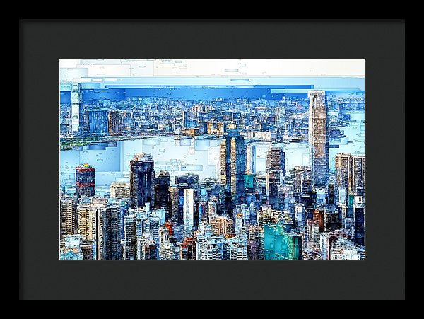 Framed Print - Hong Kong Skyline