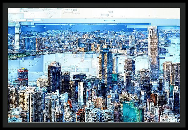 Framed Print - Hong Kong Skyline