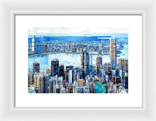 Framed Print - Hong Kong Skyline