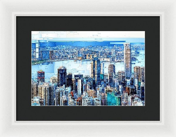 Framed Print - Hong Kong Skyline