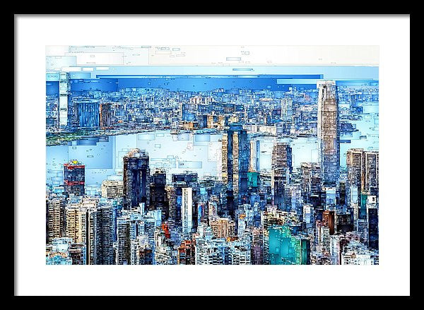 Framed Print - Hong Kong Skyline