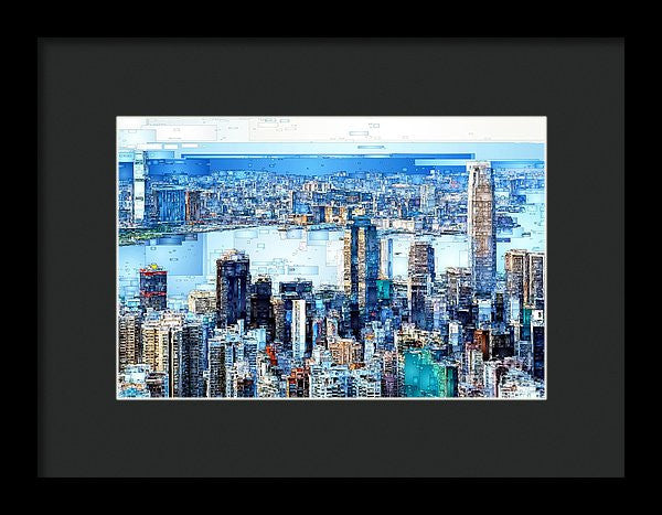 Framed Print - Hong Kong Skyline