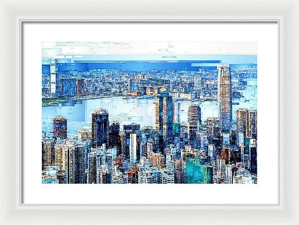 Framed Print - Hong Kong Skyline