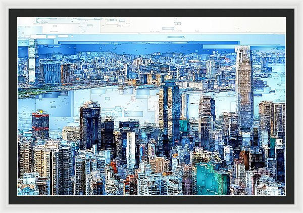 Framed Print - Hong Kong Skyline