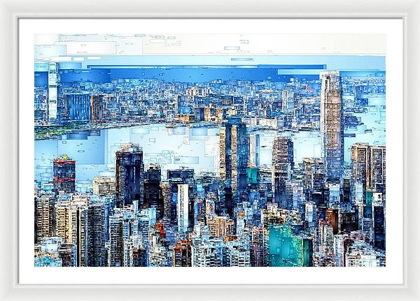 Framed Print - Hong Kong Skyline